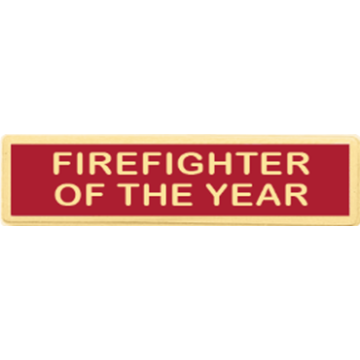 Blackinton A4616-AE Firefighter of The Year Commendation Bar (1-3/8" x 5/16")