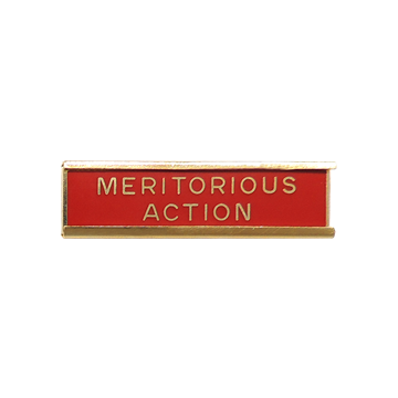 Blackinton A4616-AU Meritorious Action Commendation Bar (1-3/8" x 5/16")