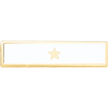 Blackinton A4616-H Years of Service Commendation Bar w/ 1 Star (1-3/8" x 5/16")