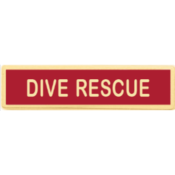 Blackinton A4616-X Dive Rescue Commendation Bar (1-3/8" x 5/16")