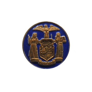 Blackinton A4627 State of New York Seal (7/8") Min Order: 2