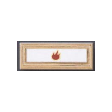 Blackinton A4830-D One Section Commendation Bar w/ Flame