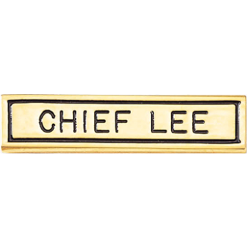 Blackinton A4960 Quality Custom Name Bar (1-9/16" x 5/16")