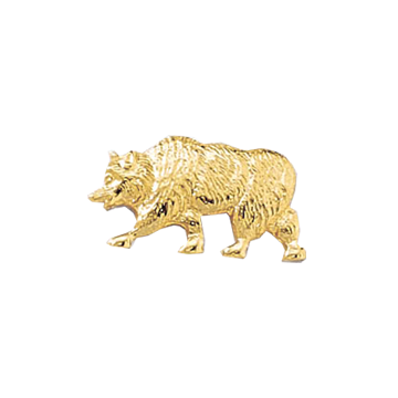 Blackinton A4991 Bear Lapel Pin (3/4" Width) Min Order: 2