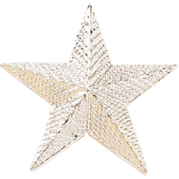 Blackinton A5210 Embossed Star (3/4") (Individual)