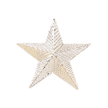 Blackinton A5211 Embossed Star (1") (Individual)