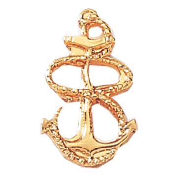 Blackinton A5431 Anchor Lapel Pin (11/16") Min Order: 2