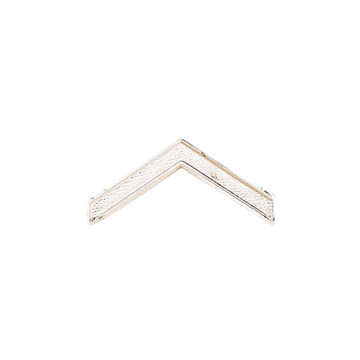 Blackinton A5649-A Chevron Plain or Enameled (Pair) (1/2" x 1")