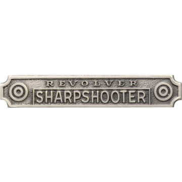 Blackinton A6101-B Revolver Sharpshooter Marksmanship Bar (5/16" x 1-11/16")