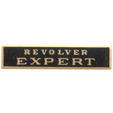 Blackinton A6136-A Revolver Expert Marksmanship Bar (1-1/2" x 5/16")