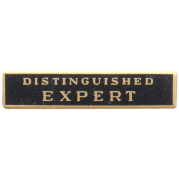 Blackinton A6136-D Distinguished Expert Marksmanship Bar (1-1/2" x 5/16")