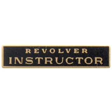 Blackinton A6136-F Revolver Instructor Marksmanship Bar (1-1/2" x 5/16")