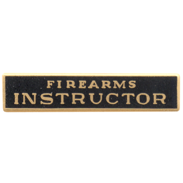 Blackinton A6136-G Firearms Instructor Marksmanship Bar (1-1/2" x 5/16")