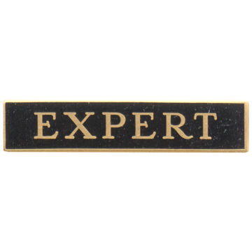 Blackinton A6136-S Expert Marksmanship Bar (1-1/2" x 5/16")