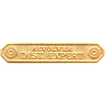 Blackinton A6140-G Revolver Dist. Expert Marksmanship Bar (5/16" x 1-11/16")