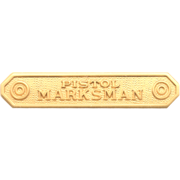 Blackinton A6140-H Pistol Marksman Marksmanship Bar (5/16" x 1-11/16")