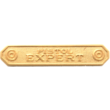 Blackinton A6140-K Pistol Expert Marksmanship Bar (5/16" x 1-11/16")