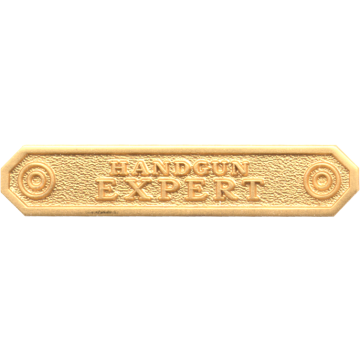 Blackinton A6140-Q Handgun Expert Marksmanship Bar (5/16" x 1-11/16")