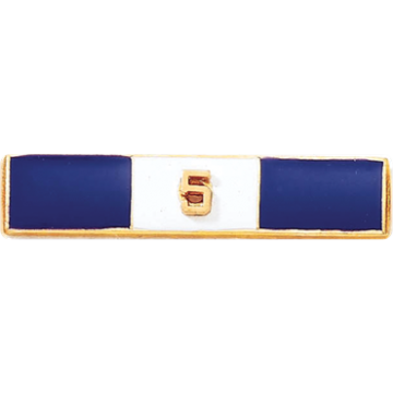 Blackinton A6230-D Three Section Commendation Bar w/ Applied Figure (1-3/4" x 3/8")