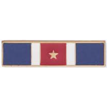 Blackinton A6267-A Five Section Recognition Bar w/ 1 Star (1-3/8" x 5/16")