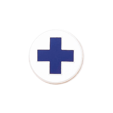 Blackinton A6306 Multicolored Cross Seal (11/16") Min Order: 2