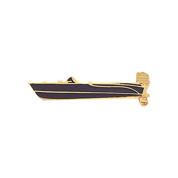 Blackinton A6484 One Color Motor Boat Lapel Pin - Min Order: 2