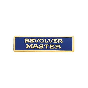 Blackinton A6836 Revolver Master Marksmanship Bar (1" x 1/4")