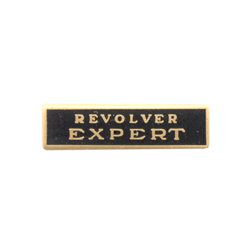 Blackinton A6836-A Revolver Expert Marksmanship Bar (1" x 1/4")