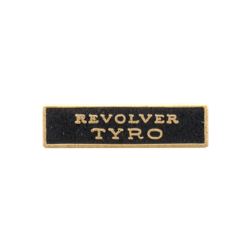 Blackinton A6836-D Revolver Tyro Marksmanship Bar (1" x 1/4")