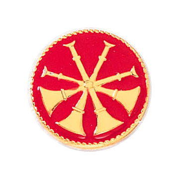 Blackinton A6969 Deputy Chief Four Raised Horns (15/16") Min Order: 2