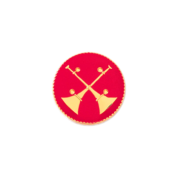 Blackinton A6978 Battalion Chief Two Raised Horns (5/8") Min Order: 2