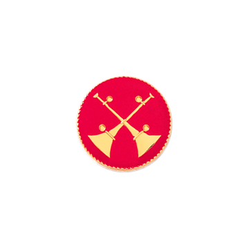 Blackinton A6979 Battalion Chief Two Raised Horns (1/2") Min Order: 2