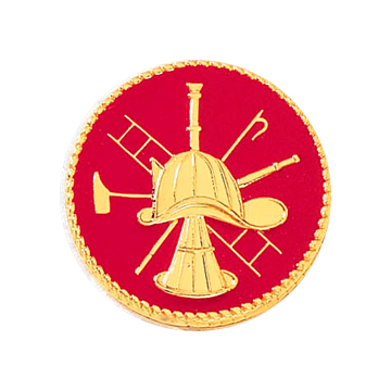 Blackinton A6989 Raised Fire Scramble w/ Vertical Horn (15/16") Min Order: 2