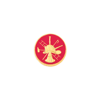 Blackinton A6991 Raised Fire Scramble w/ Vertical Horn (1/2") Min Order: 2