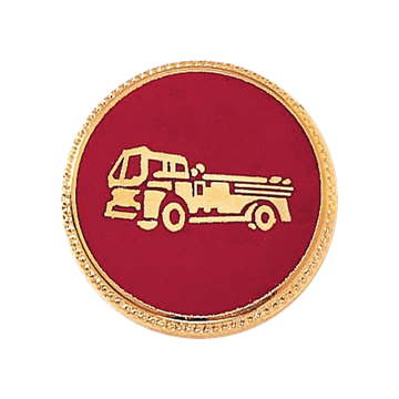 Blackinton A7030 Angled Fire Truck w/ Rope Rim (15/16") Min Order: 2