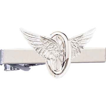 Blackinton A7097-TC Wheel with Two Wings Tie Clasp