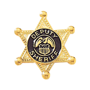 Blackinton A7103 Mini Six Point Deputy Sheriff Star (Individual)
