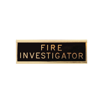 Blackinton A7140-AB Fire Investigator Commendation Bar (1-3/8" x 3/8")