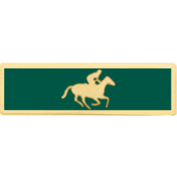 Blackinton A7140-AF One Section Commendation Bar w/ Horse & Rider (1-3/8" x 3/8")