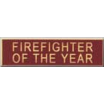Blackinton A7140-AG Firefighter of The Year Commendation Bar (1-3/8" x 3/8")