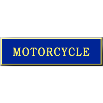 Blackinton A7140-AP One Section MOTORCYCLE Commendation Bar (1-3/8" x 3/8")