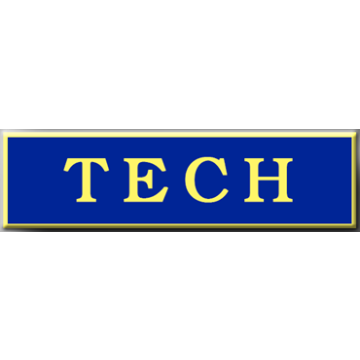 Blackinton A7140-AV One Section TECH Commendation Bar (1-3/8" x 3/8")