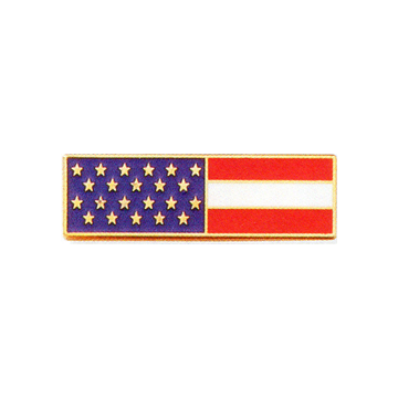 Blackinton A7140-J American Flag Commendation Bar (1-3/8" x 3/8")