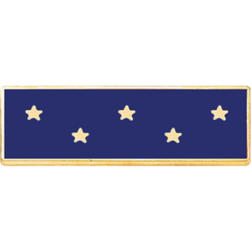 Blackinton A7140-T Years of Service Recognition Bar w/ 5 Stars (1-3/8" x 3/8")