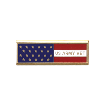 Blackinton A7140-TT United States Army Vet Recognition Bar (1-3/8" x 3/8")