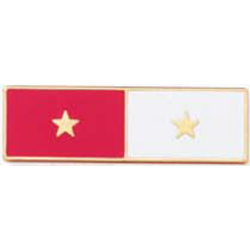 Blackinton A7141-A Years of Service Bar w/ 2 Stars (1-3/8" x 3/8")