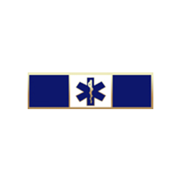 Blackinton A7142-AE Star of life Recognition Bar (1-3/8" x 3/8")