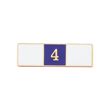 Blackinton A7142-F Four Years of Service Recognition Bar (1-3/8" x 3/8")
