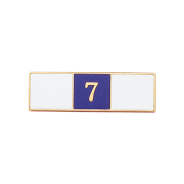 Blackinton A7142-J Seven Years of Service Recognition Bar (1-3/8" x 3/8")