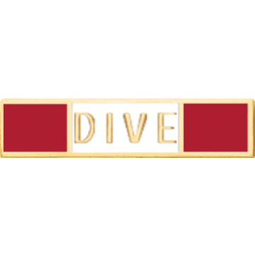 Blackinton A7175-A Dive Rescue Recognition Bar (1-3/8" x 5/16")